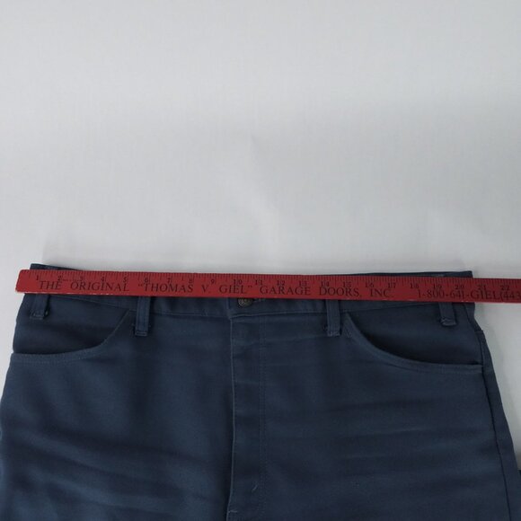 Levis 10517 Pants Mens 42x32 Blue Dacron Polyester Straight Leg Made USA Vintage - Picture 8 of 16